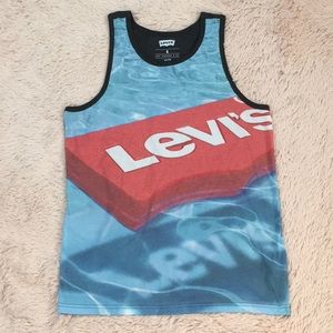 Levi’s ‘Water Marked Logo’ Tank Top.